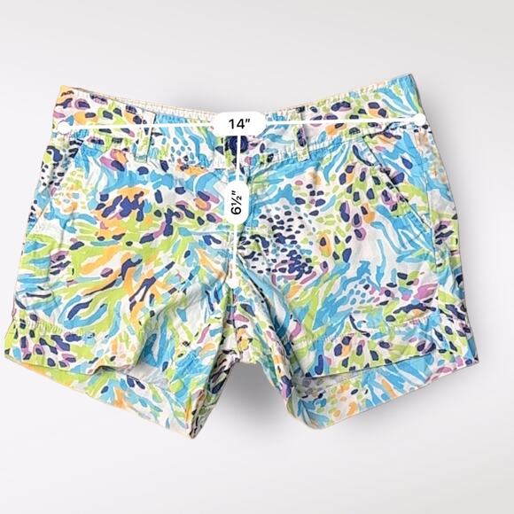 Lilly Pulitzer Callahan Shorts in Sea Soirée‎ Print Size 2 - Picture 6 of 7